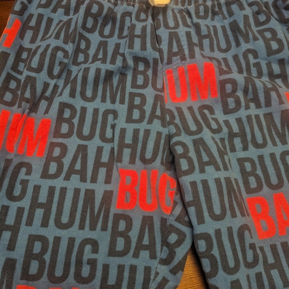 Mini Boden Bah Humbug sleep pants pajamas - Picture 2 of 3